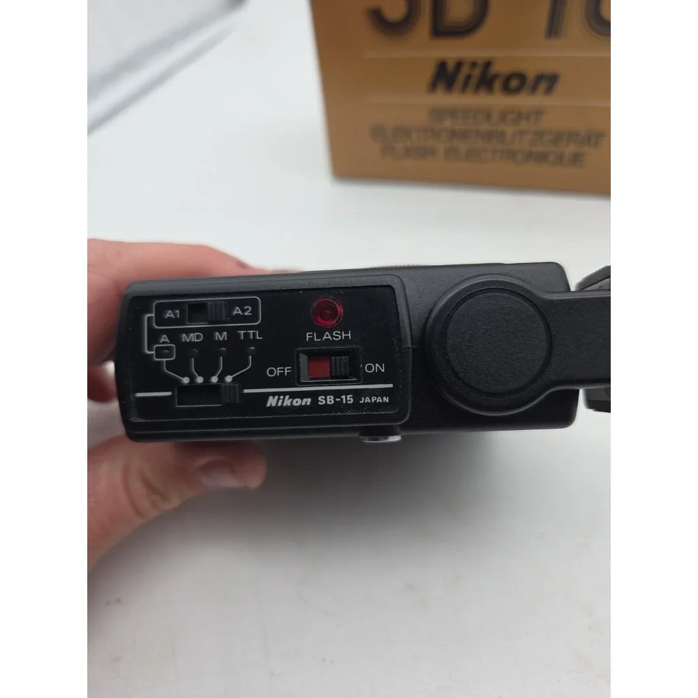 Nikon Speedlight SB-15 Near Mint Shoe Mount Flash from Japan Z2244